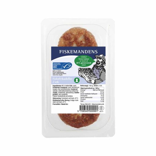 Fiskemandens Fiskefrikadeller, 80 g