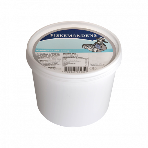 Fiskemandens marinerede sild snitter