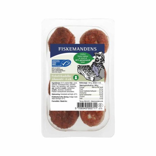 Fiskemandens Fiskefrikadeller, glutenfri 20 g